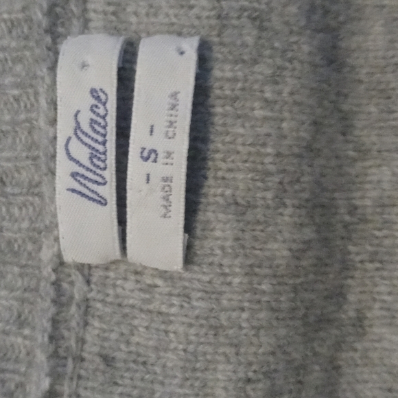 Wallace Madewell Wool Cable Knit Stripes‎ Pullover Sweater - Picture 4 of 6
